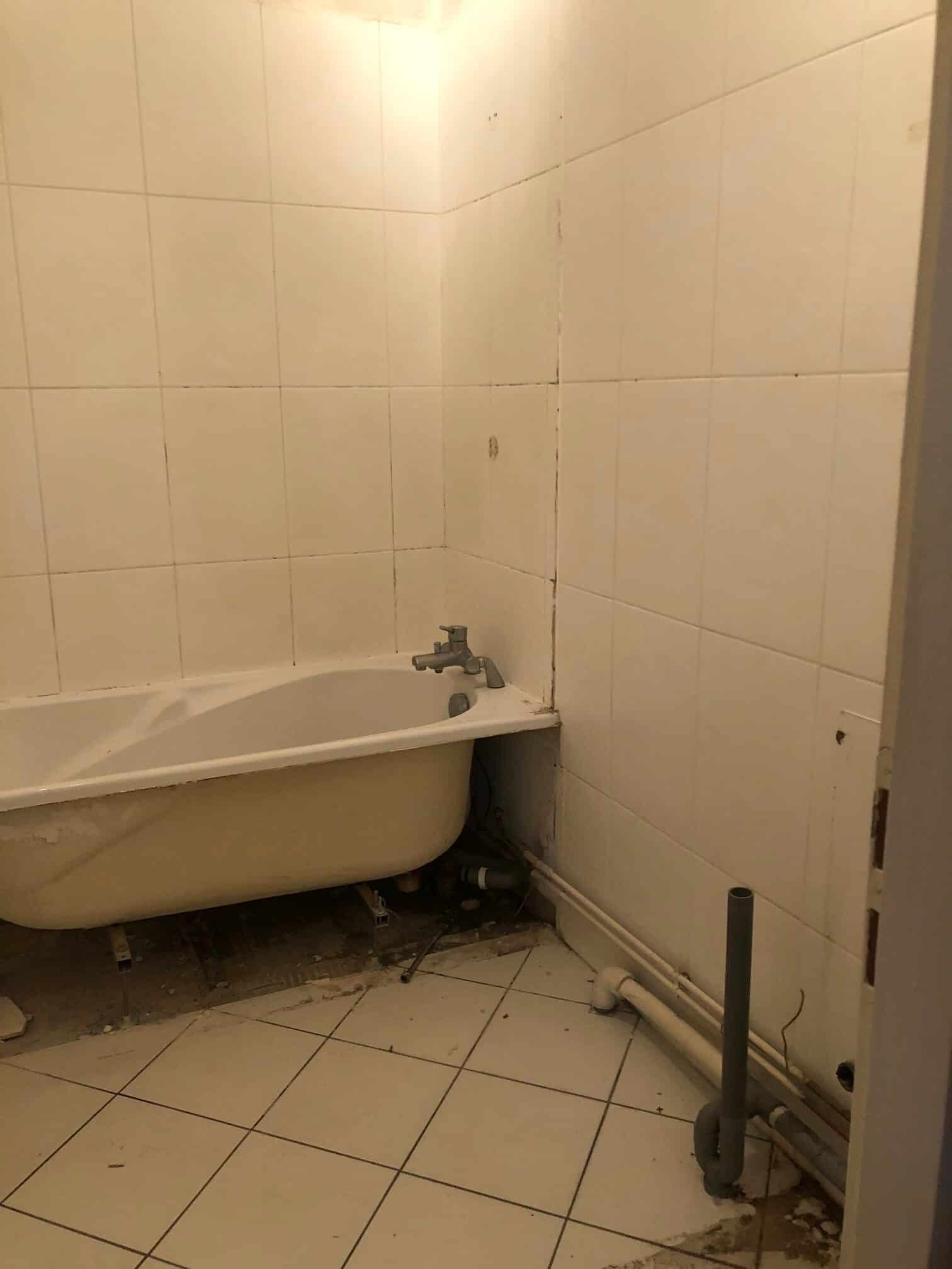 renovation salle de bain à Nantes Avant