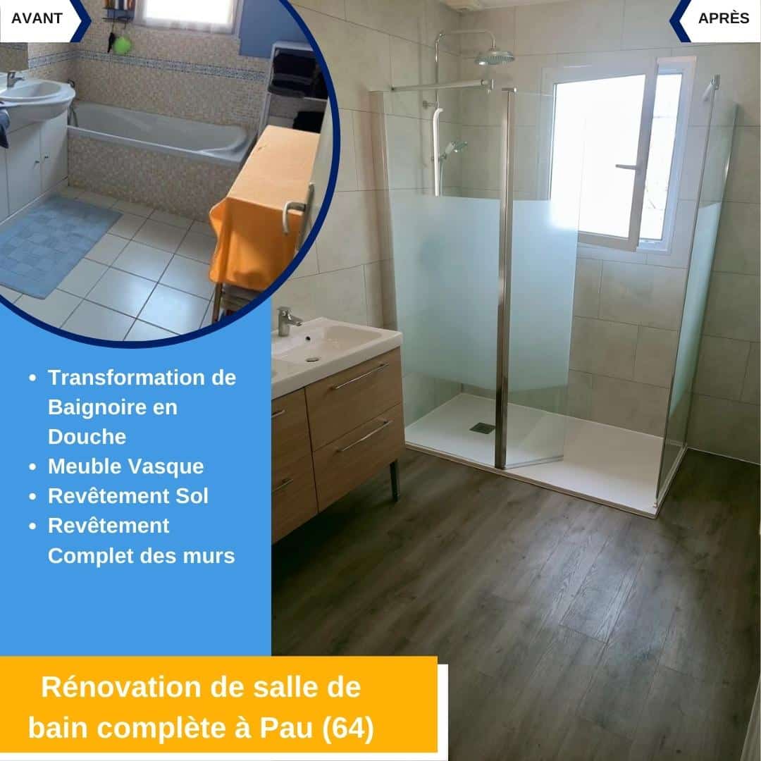 rénovation de salle de bain complète