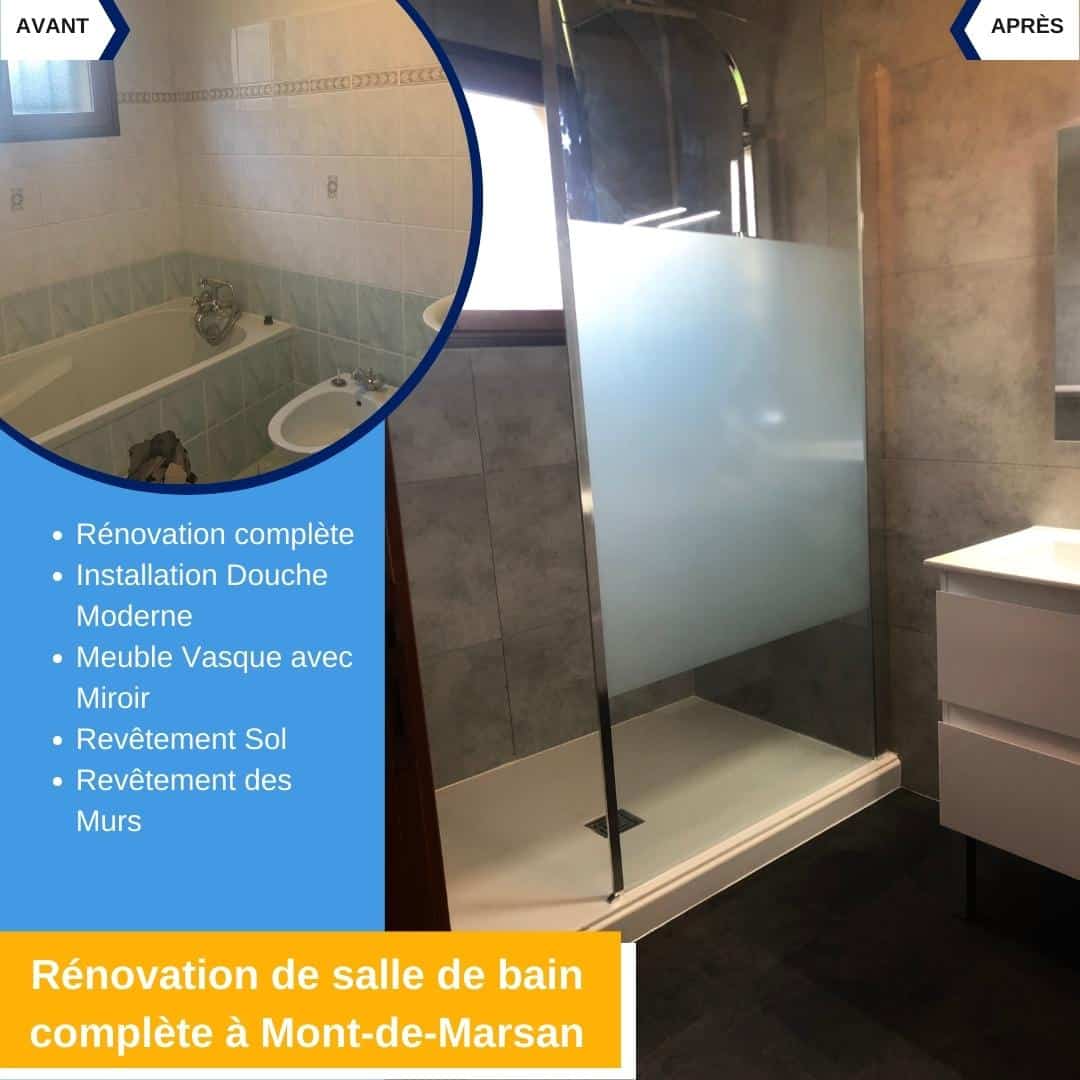 renovation salle de bain mont-de-marsan