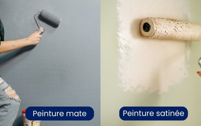 finition peinture mate vs satinée