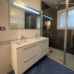 installation double vasque blanc par ecoshower
